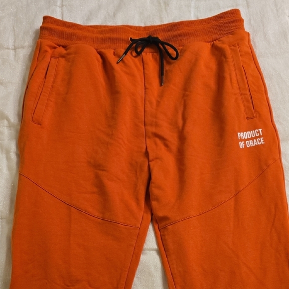 Aho Primo Joggers with Elastic Cuffs. Orange. - Picture 3 of 13